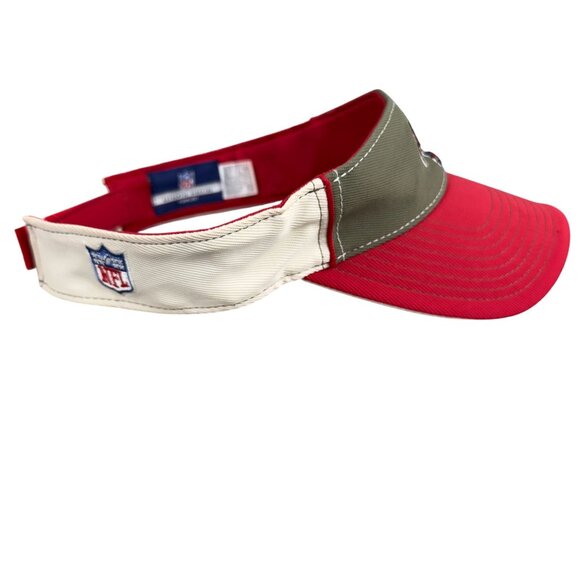 Tampa Bay Buccaneers Reebok NFL Red & Olive Green Visor Cap Adjustable - Picture 8 of 12